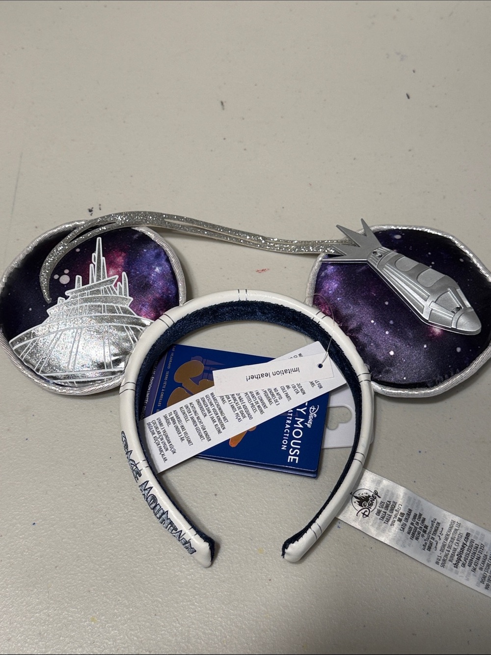 Disney Galaxy Rocket Ear Headband - Purple & Silver